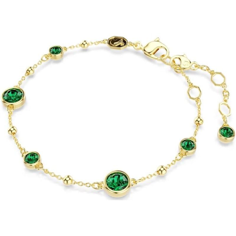 Dainty Smaragden Armband | Goud