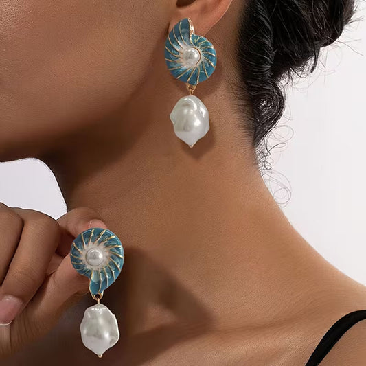 Seashell Parel Oorbellen