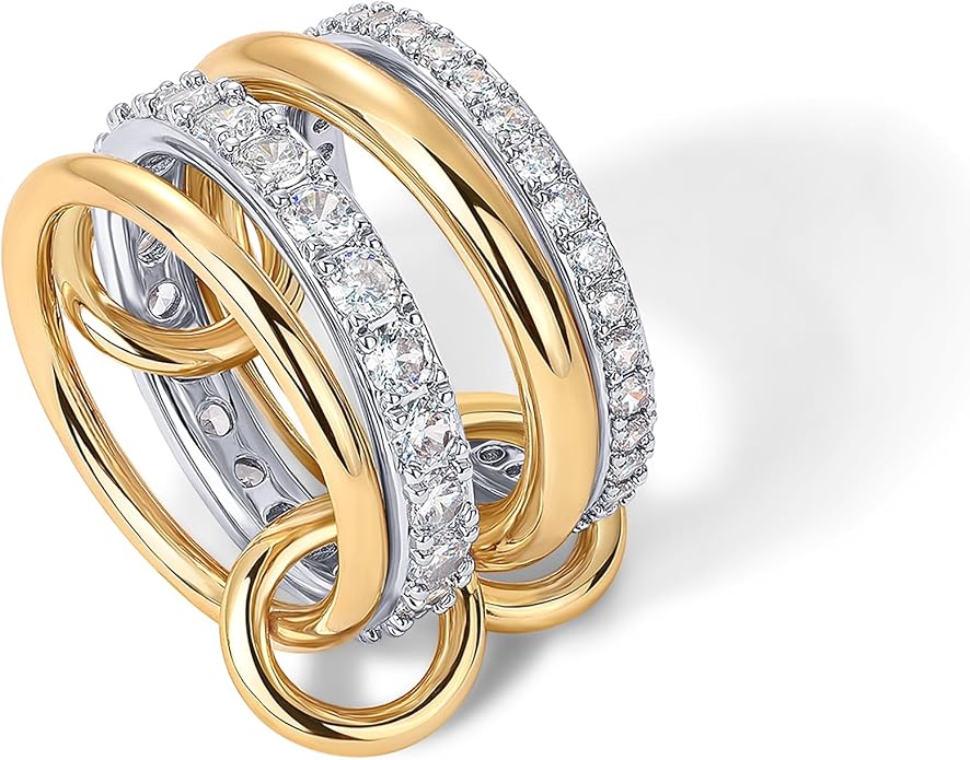 Interlock Stack Ringen | Goud