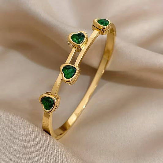 Verde Harten Armband | Goud