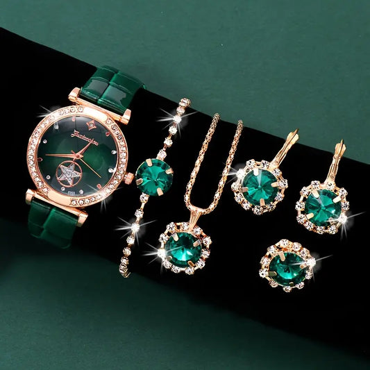 Verdantra Timecourt Sieraad Set | Goud