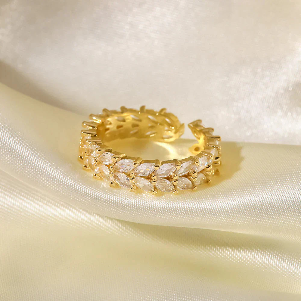 Clarisse Gepatroneerde Gouden Ring
