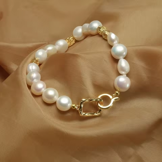 Freshwater Barokke Parel Armband