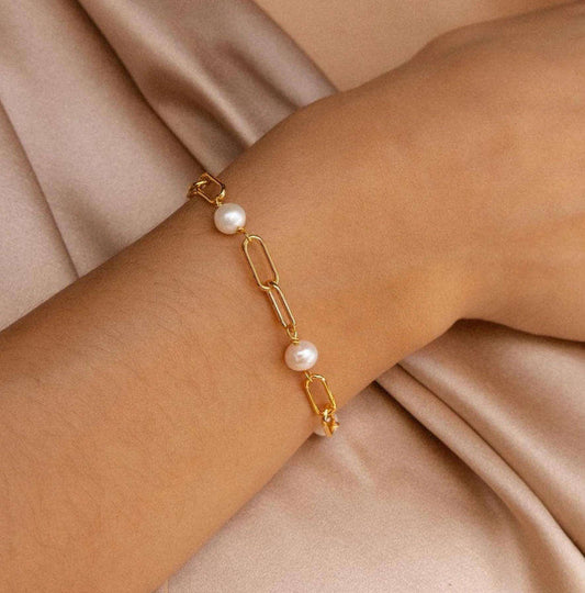 Sophisticated Parel Schakelarmband