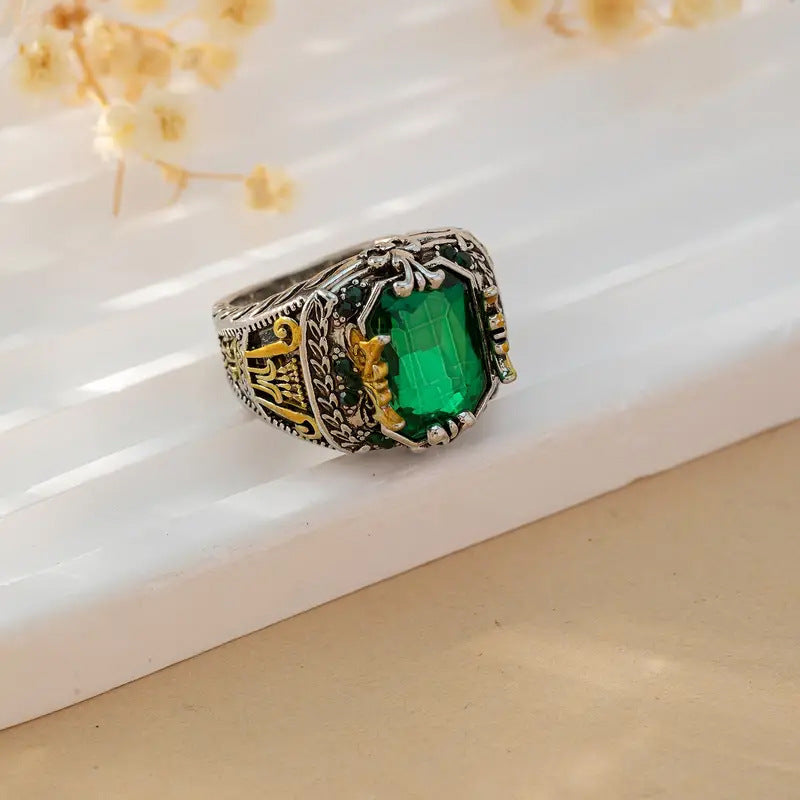Klara Emerin Ring | Mixed Goud
