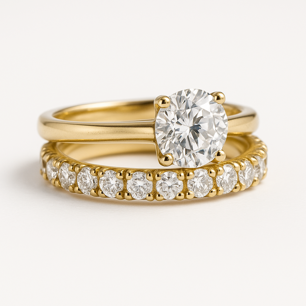 Savaya ring set | Goud