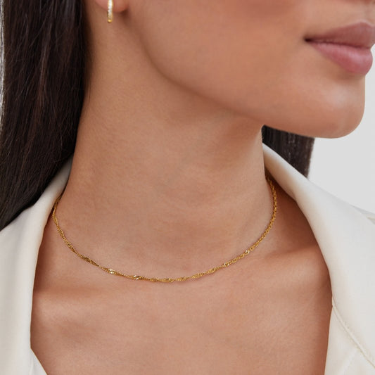 Mila Twist Gouden Ketting
