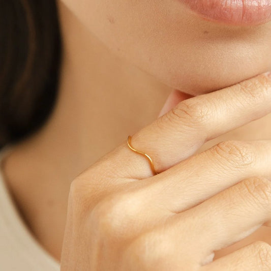 Tina Gouden Stapelring