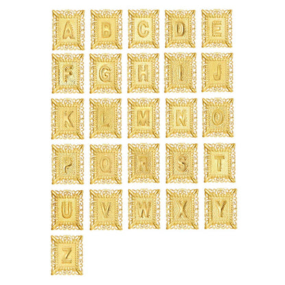 Kruis Initiaal Ketting Set | Goud