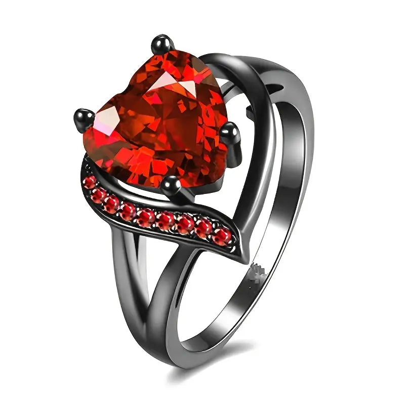 Calindra Rosethorne Ring | Zwarte Finish