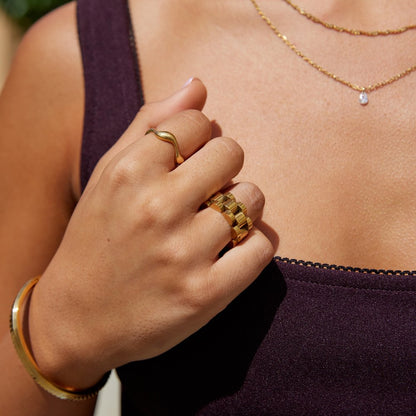 18K Gouden Golfring