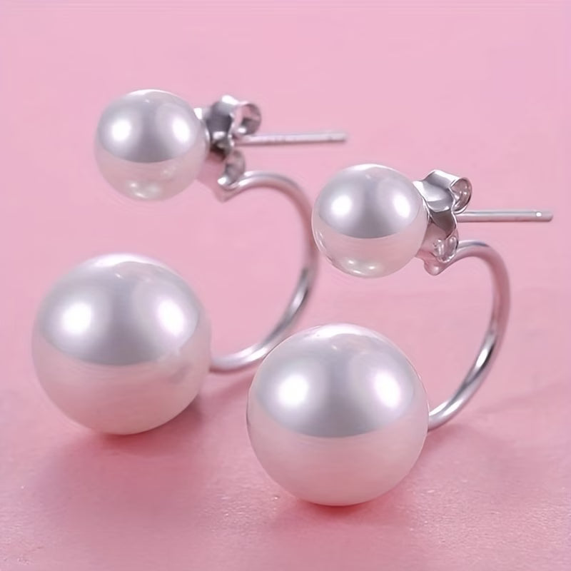 Double Parel Statement Oorbellen