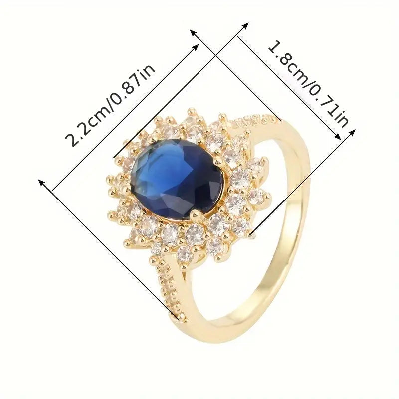 Vionne Saphirae Ring | Goud