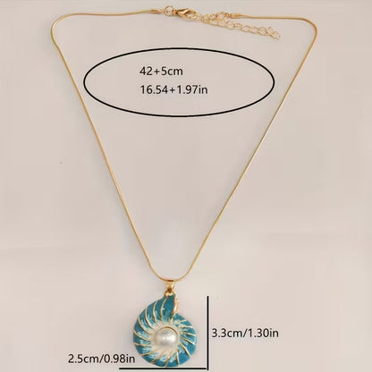 Seashell Parel Gouden Ketting