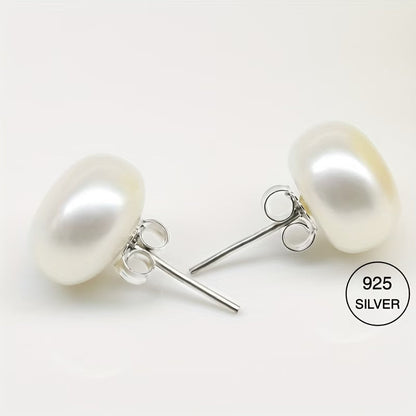 De Klassieke Parel Stud Oorbellen
