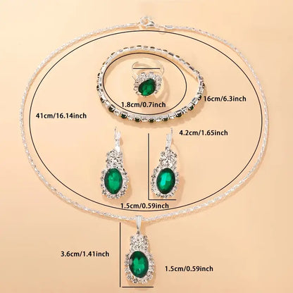 Seloria Grevalyn Sieraad Set | Witgoud
