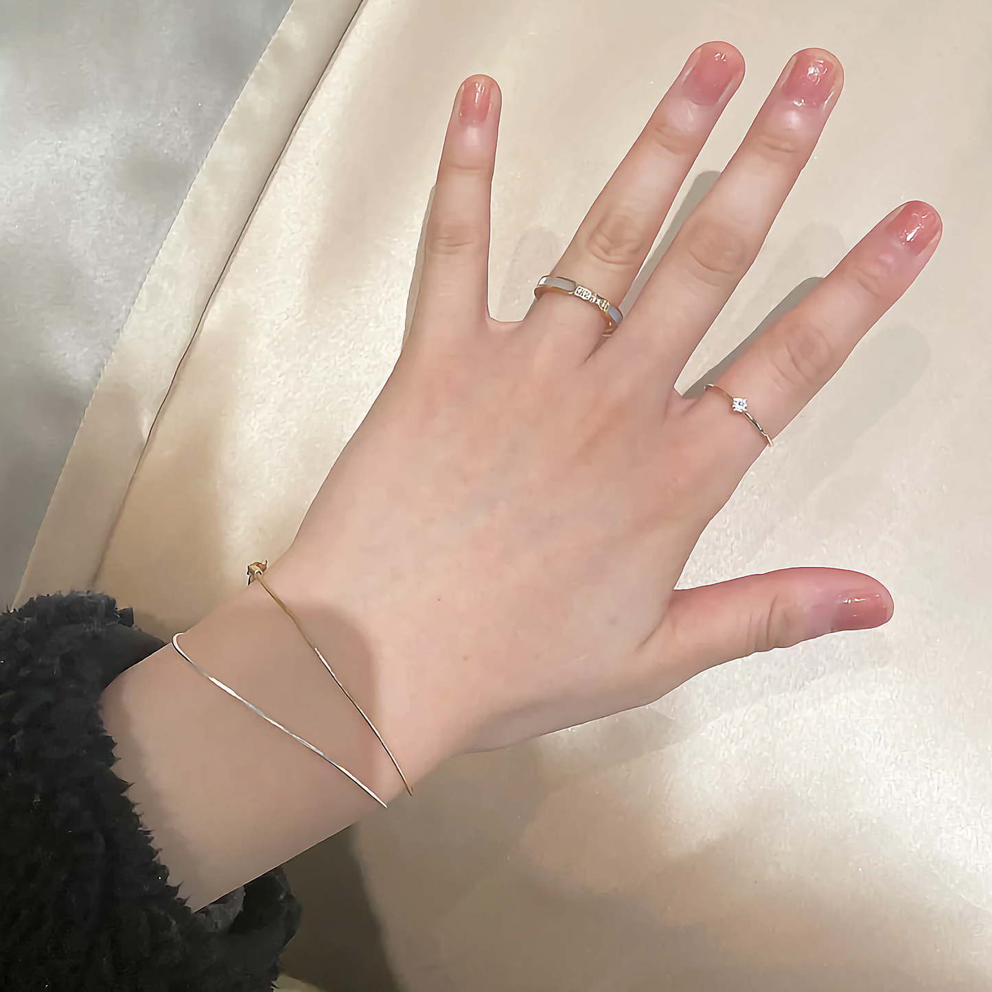 Gabrielle Diamanten Simulant Gouden Ring