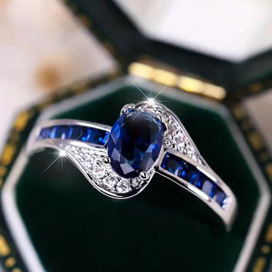 Saffieren Flow Ring | Witgoud