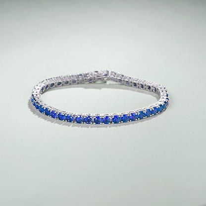 Saffieren Tennisarmband | Witgoud