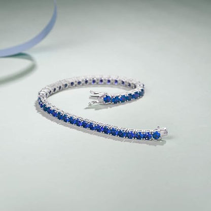 Saffieren Tennisarmband | Witgoud