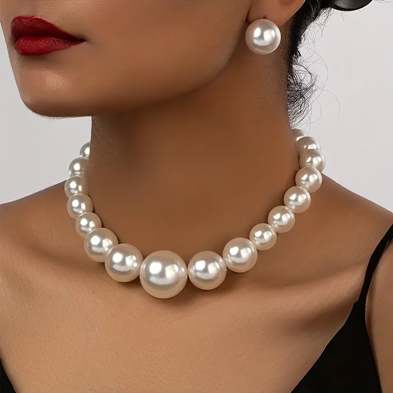 Klassieke Luxe Parel Sieraad Set