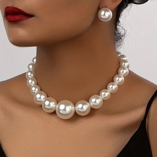 Klassieke Luxe Parel Sieraad Set