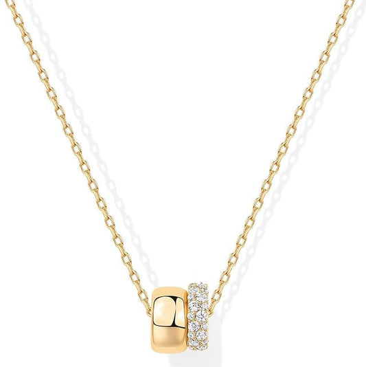 Lumi Duo Ketting | Goud