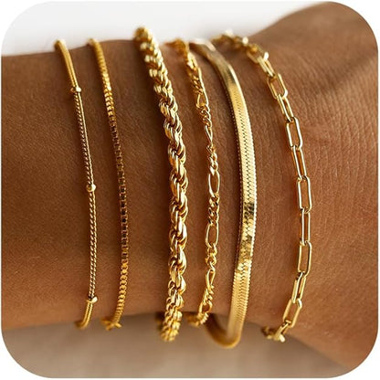 Isabella Vernetta armband set | Goud