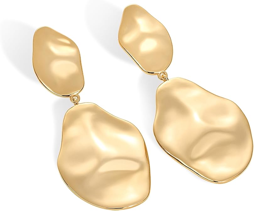 Ripple Golf Oorbellen | Goud