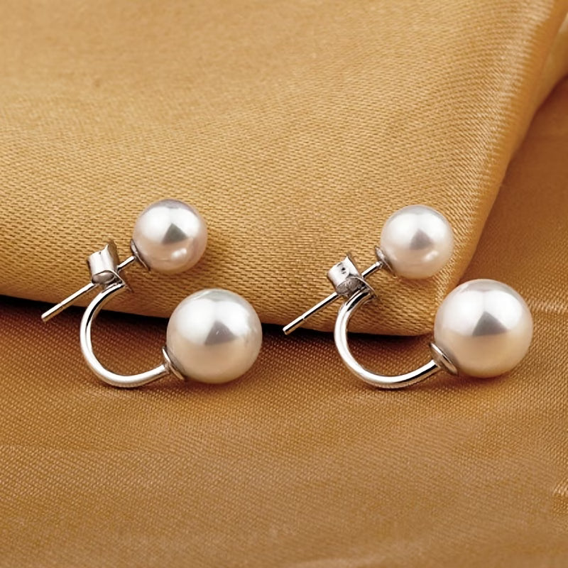 Double Parel Statement Oorbellen