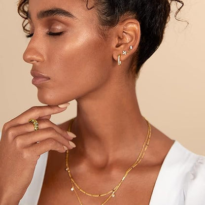 Peer Slijpvorm Studs | Goud