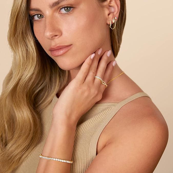 Adella Ketting Oorbellen | Goud
