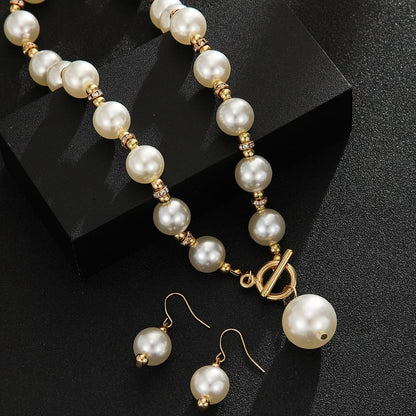 Chunky Parel Statement Ketting Set