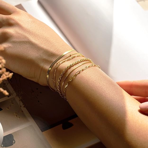 Isabella Vernetta armband set | Goud