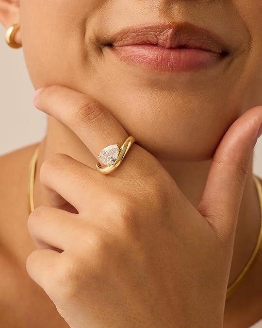 Wavy Promise Ring | Goud