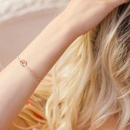 Liefde Knoop Infinity Armband | Goud