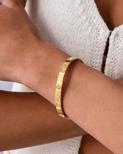 Halo Dot Armband | Goud