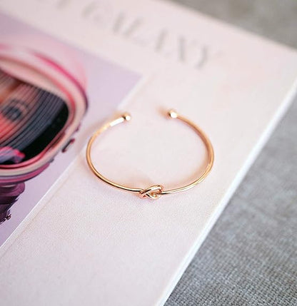 Liefde Knoop Infinity Armband | Goud