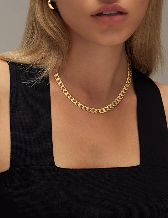 Chunky Cuban Schakel Ketting | Goud