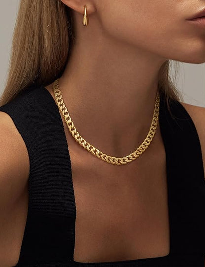 Chunky Cuban Schakel Ketting | Goud