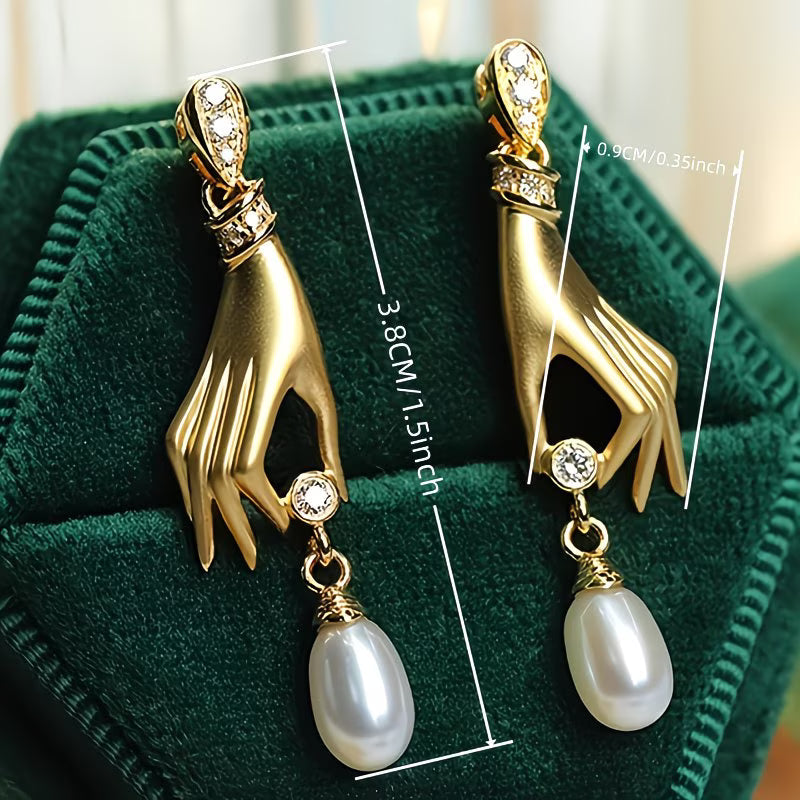 Graceful Hand Parel Oorbellen