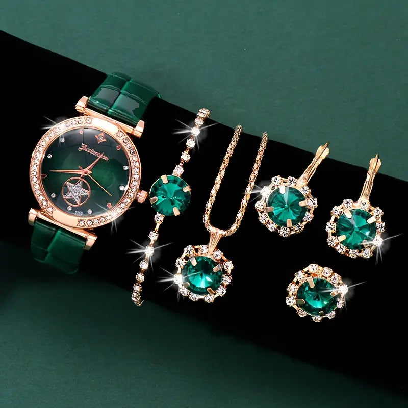 Verdantra Timecourt Sieraad Set | Goud