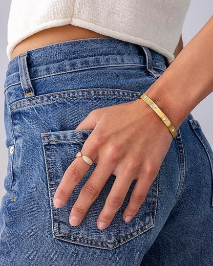 Halo Dot Armband | Goud