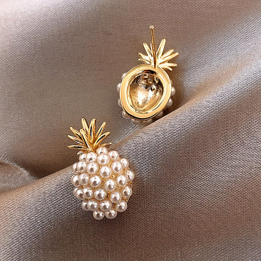Parel Pineapple Oorbellen