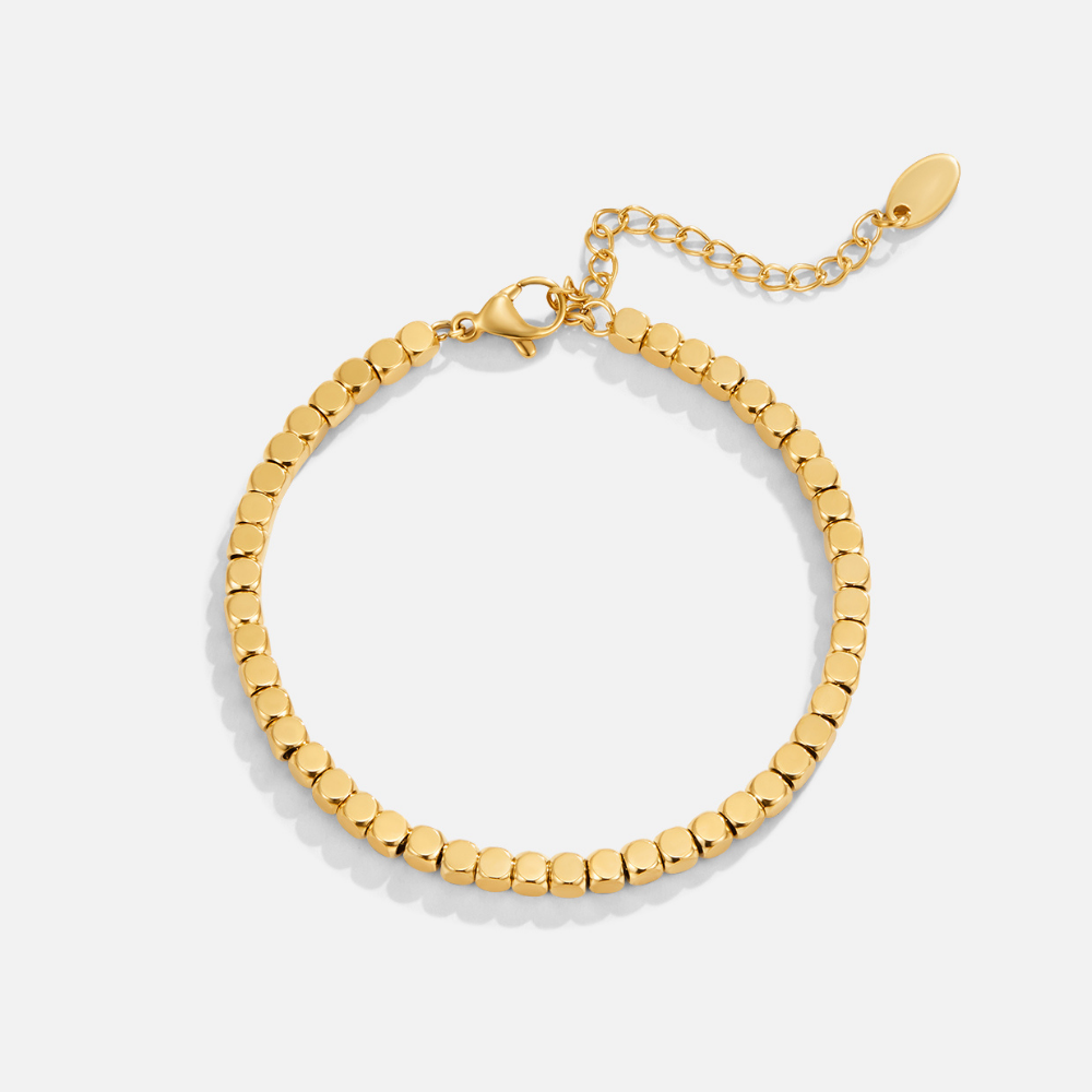 Lexi 18K Gouden Cube Armband