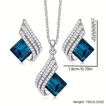 Brienne Solazure Sieraad Set | Witgoud