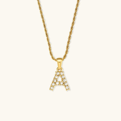 Maeve Letter Initiaal Diamanten Ketting