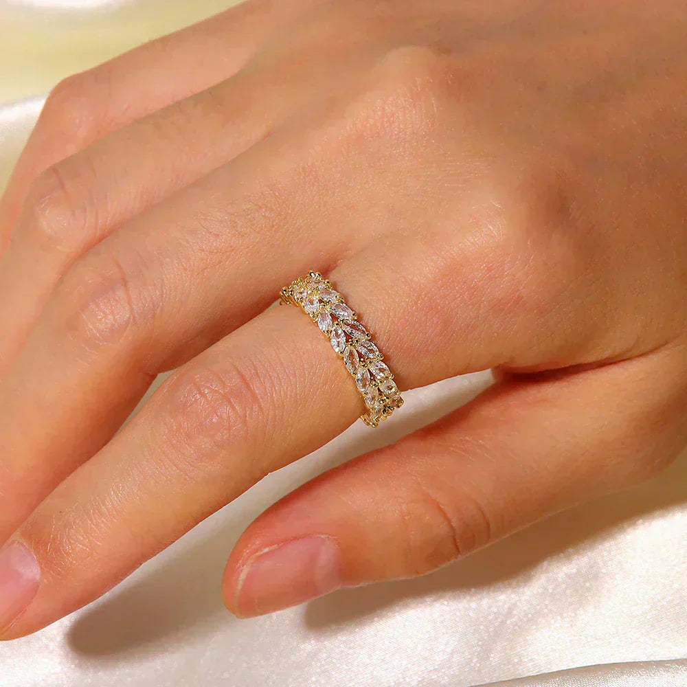 Clarisse Gepatroneerde Gouden Ring