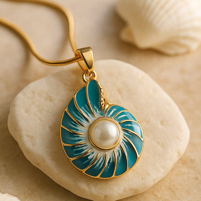 Seashell Parel Gouden Ketting