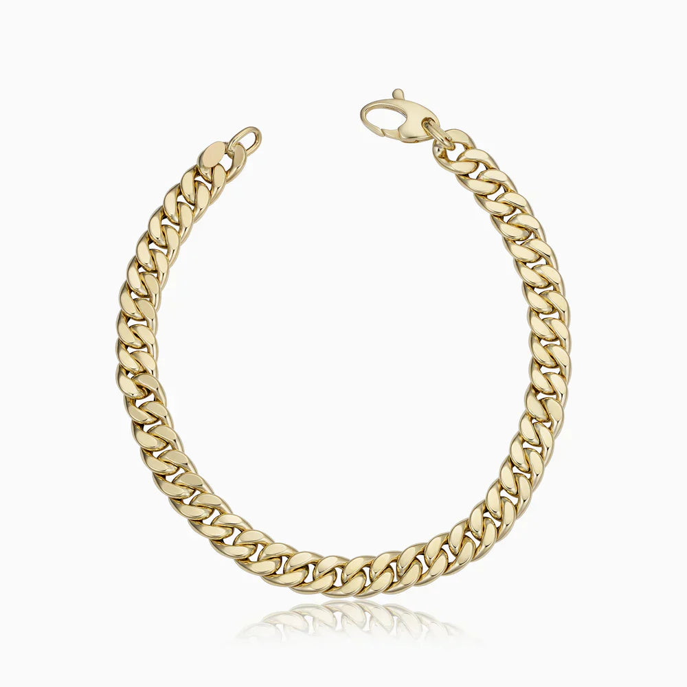 Estate Cuban Armband | Goud